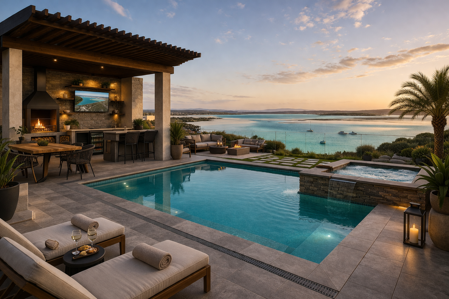 Pool Terrace & Sunset Deck
